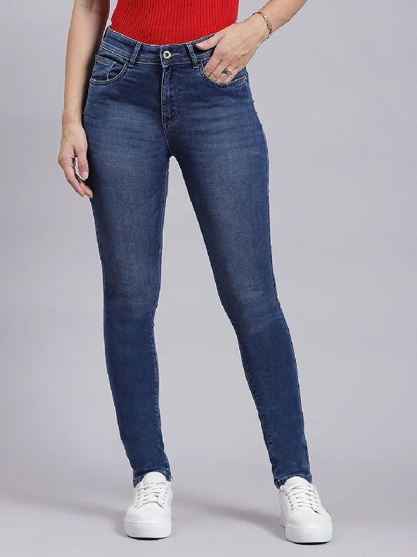 Women Blue Regular Fit Denim