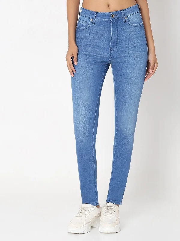 Spykar Women Skinny Fit High Rise Jeans