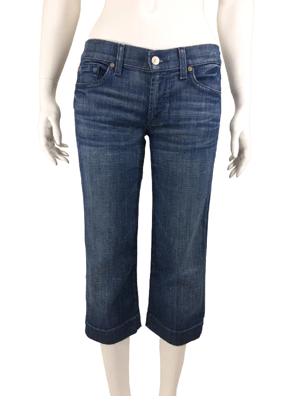 7 for All Mankind, Dojo Cropped Jean, Size 27 (4)