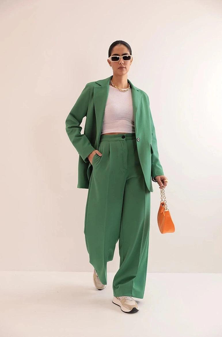 Stylish Palazzo Green Pants for Women