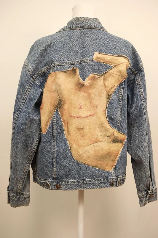 'Carter' Hand Stitched Denim Jacket