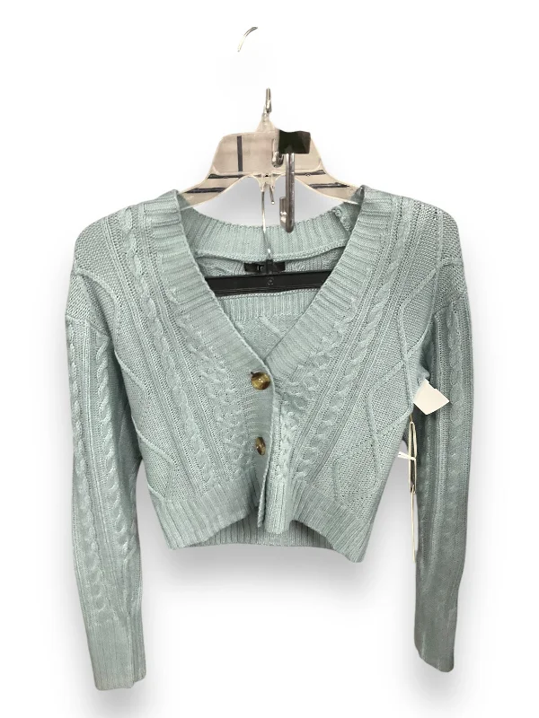 Sweater 2pc By Iris In Teal, Size: M