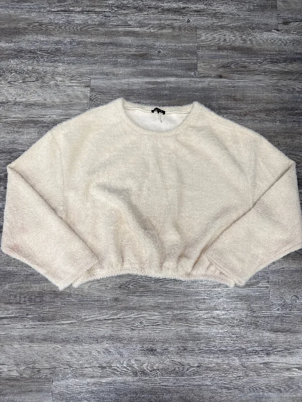 Sweater By 1.state In Cream, Size: Xxl