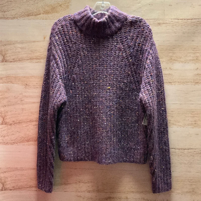 Sweater By A New Day In Purple, Size: Xs