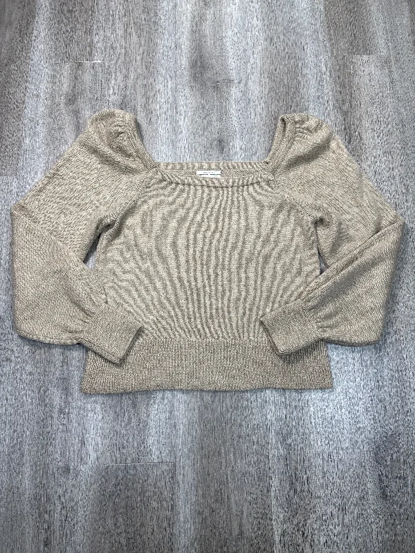 Sweater By Anthropologie In Tan, Size: Xl