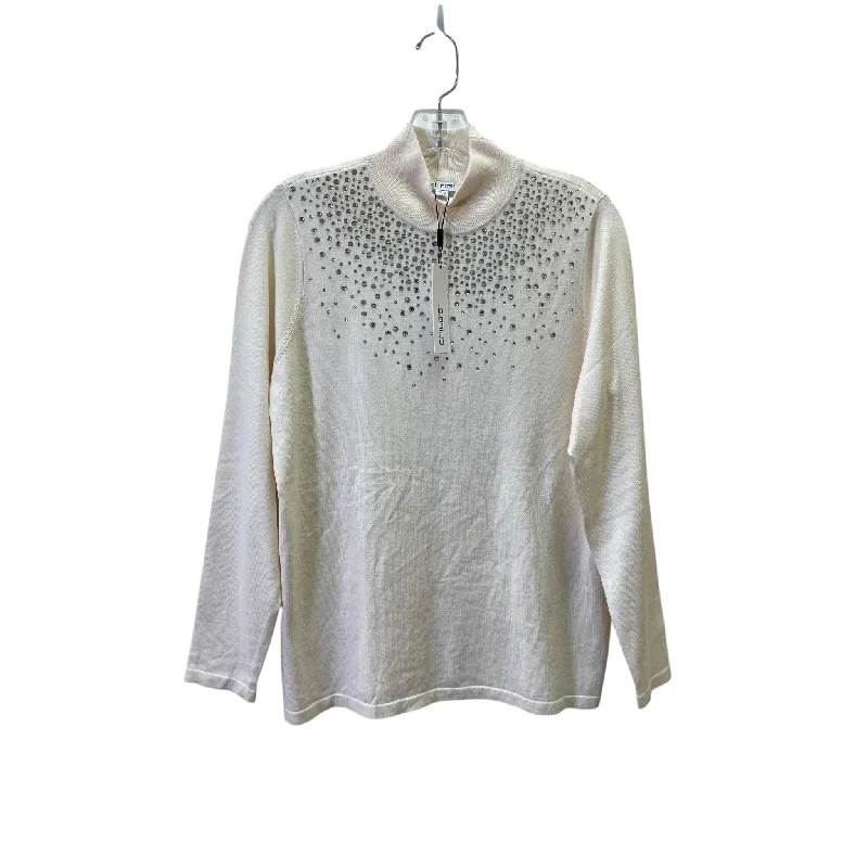 Sweater By Chicos In Cream, Size:M