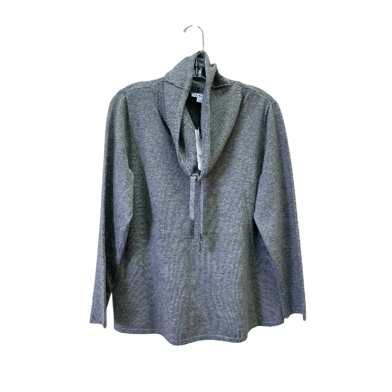 Sweater By Chicos In Grey, Size:L