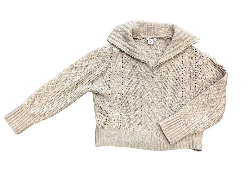 Sweater By Clothes Mentor In Beige, Size: L