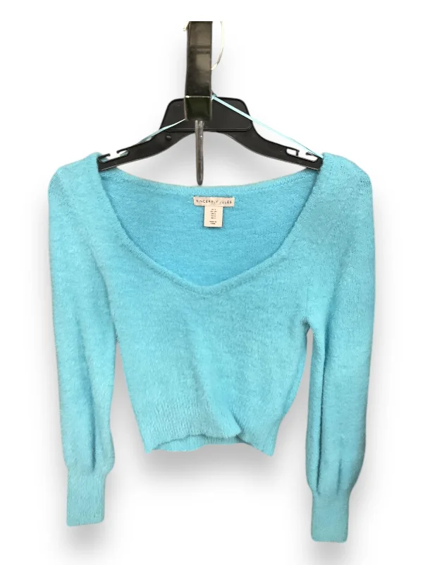 Sweater By Clothes Mentor In Blue, Size: S