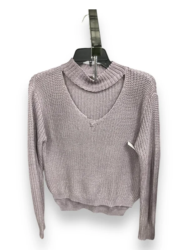 Sweater By Clothes Mentor In Purple, Size: S