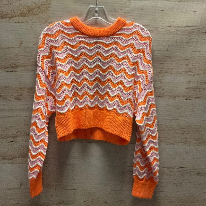 Sweater By Divided In Orange & Pink, Size: Xs