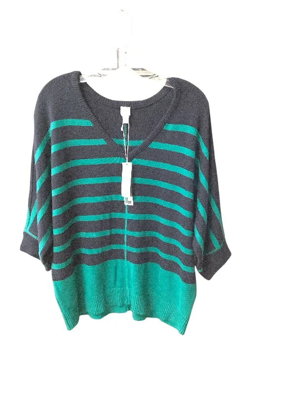 Sweater By Jcp In Striped Pattern, Size: L