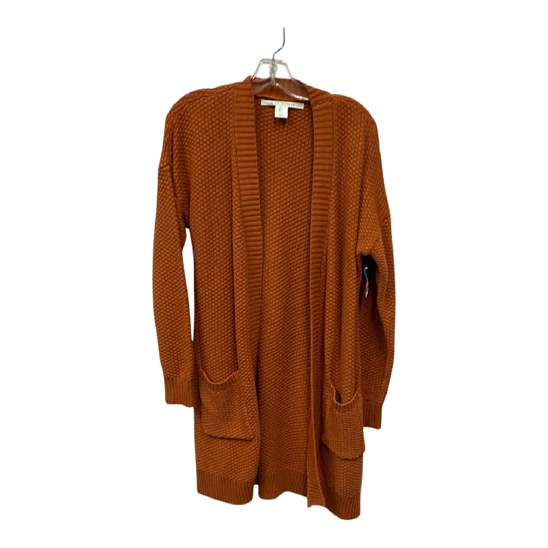 Sweater By Max Studio In Orange, Size:L