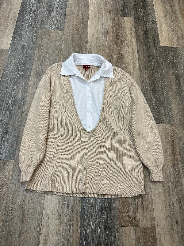 Sweater By Staud In Tan, Size: Xs