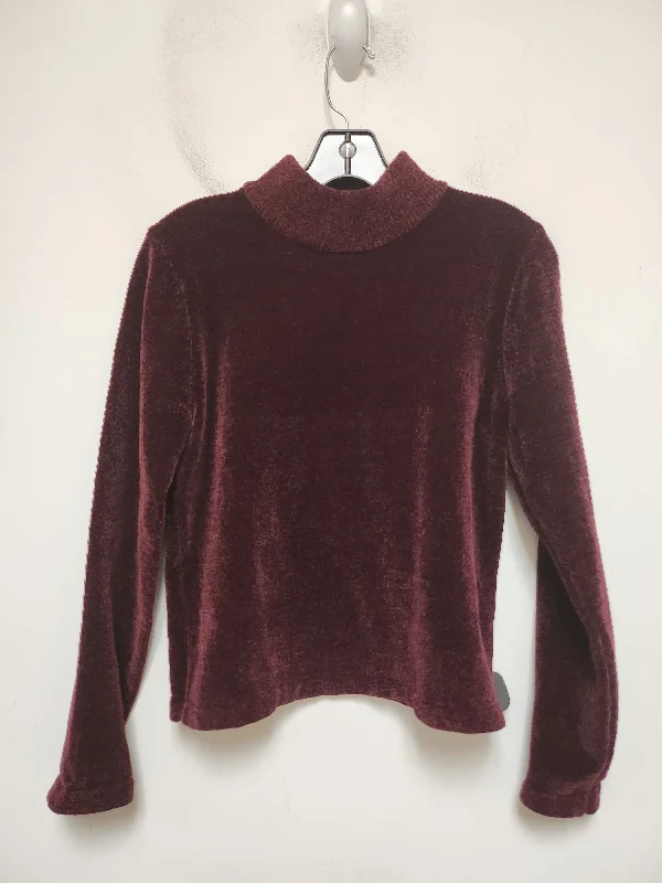 Sweater By Zara In Maroon, Size: L