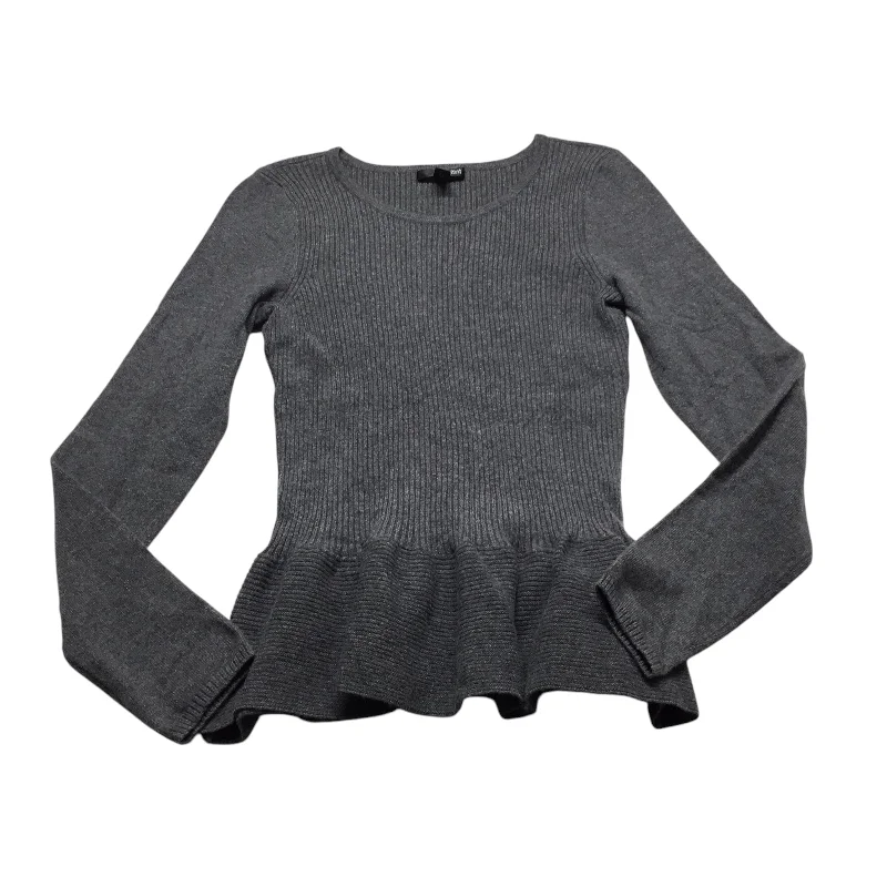 Sweater Cashmere By Aqua In Grey, Size: L