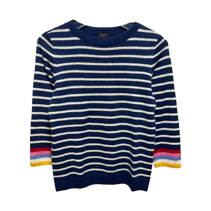 Sweater Cashmere By Talbots In Striped Pattern, Size: Sp