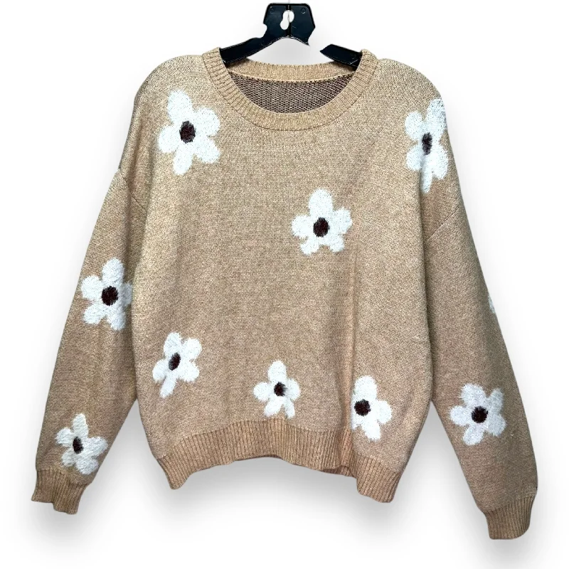 Flower Sweater Unbranded In Floral Print, Size: L