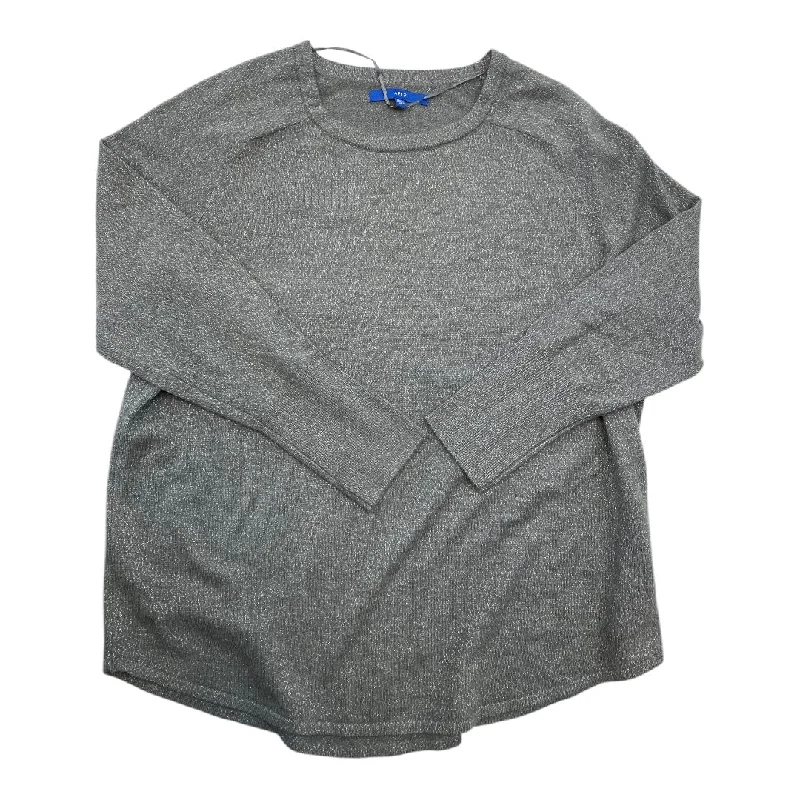 Sweater By Apt 9 In Grey, Size: Xxl