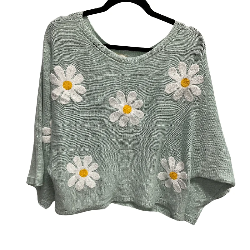 Sweater By Bibi In Aqua, Size: S