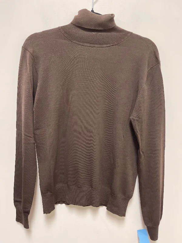 Sweater By Brooks Brothers In Brown, Size: L