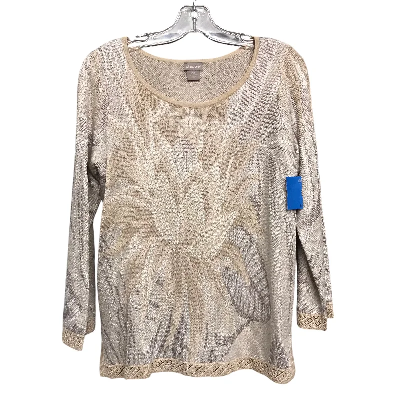 Sweater By Chicos In Beige, Size:Xs