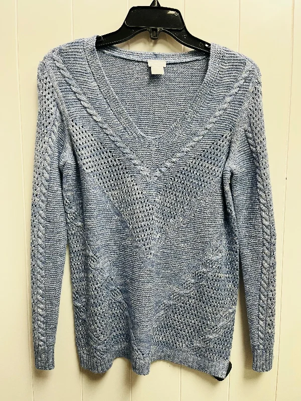 Sweater By Chicos In Blue, Size: S