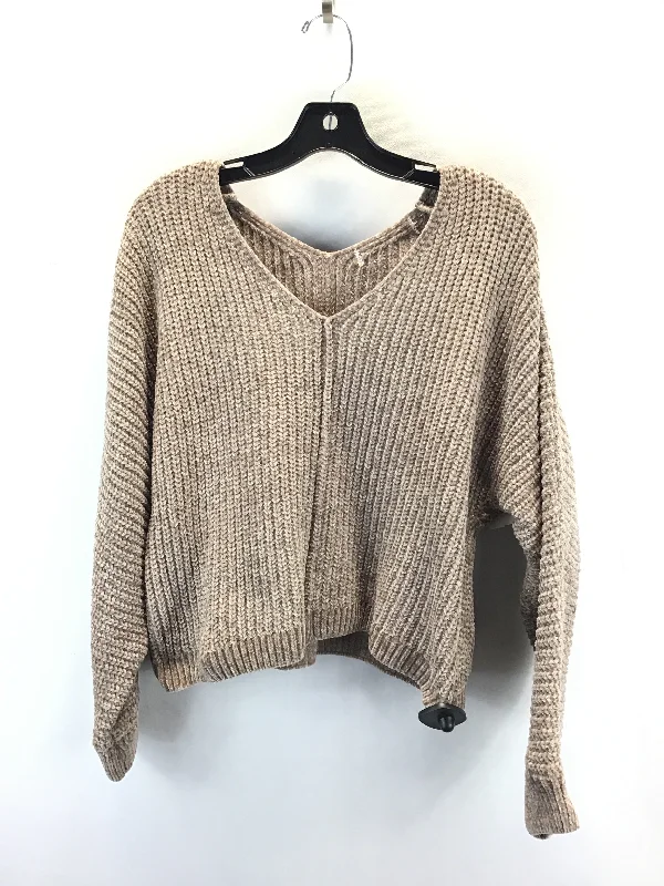 Sweater By Clothes Mentor In Brown, Size: M