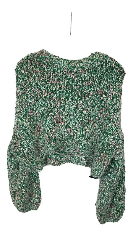 Sweater By Clothes Mentor In Green, Size: S