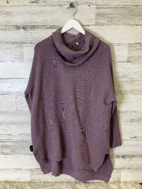 Sweater By Clothes Mentor In Purple, Size: L