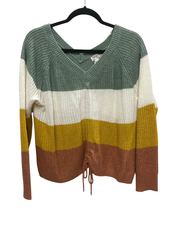 Sweater By Cmc In Multi-colored, Size: L