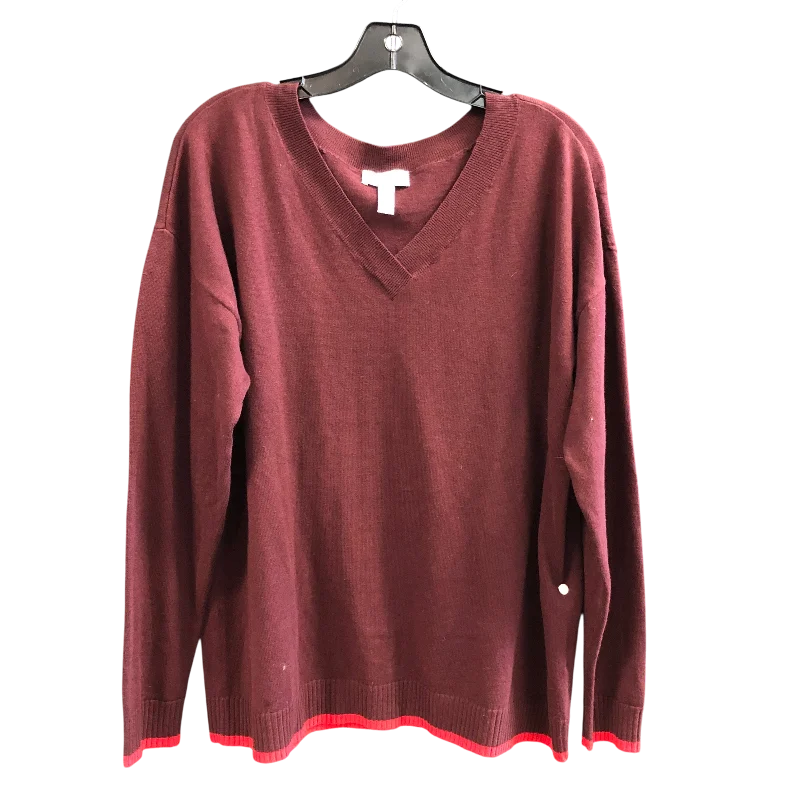 Sweater By Cmc In Red, Size: L