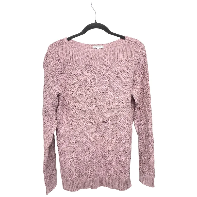 Sweater By Croft And Barrow In Mauve, Size: M