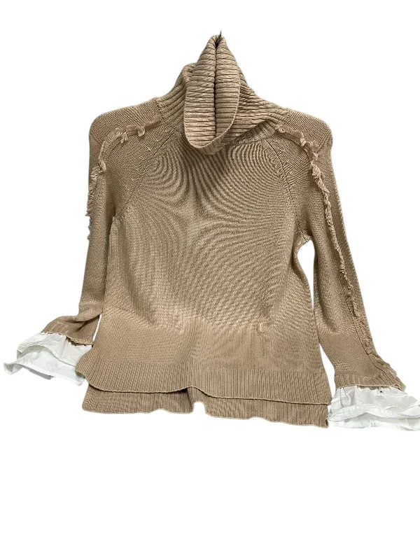 Sweater By Design History In Tan, Size: Xs