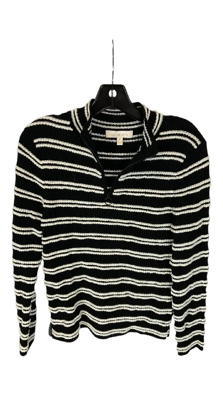 Sweater By Etcetra In Black & White, Size: M