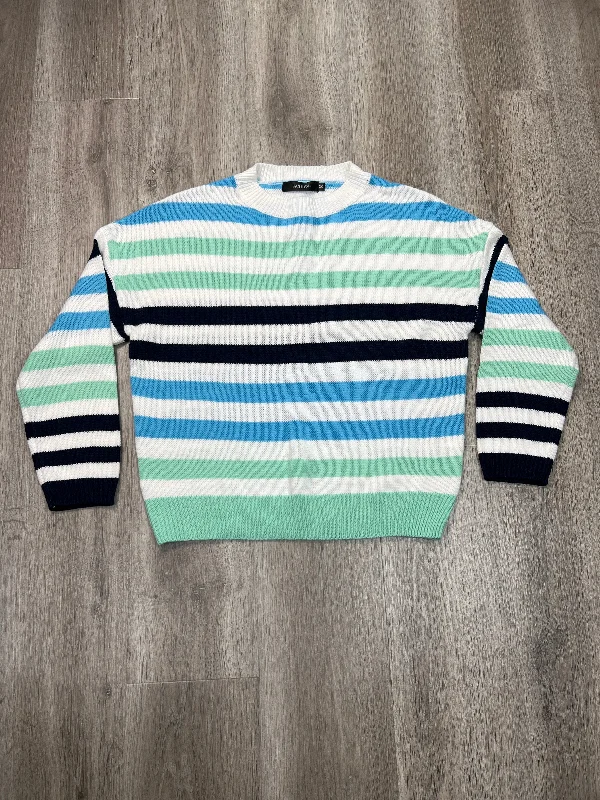 Sweater By Fashion In Striped Pattern, Size: M