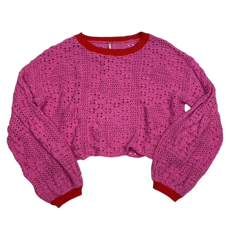 Sweater By Free People In Pink, Size: M