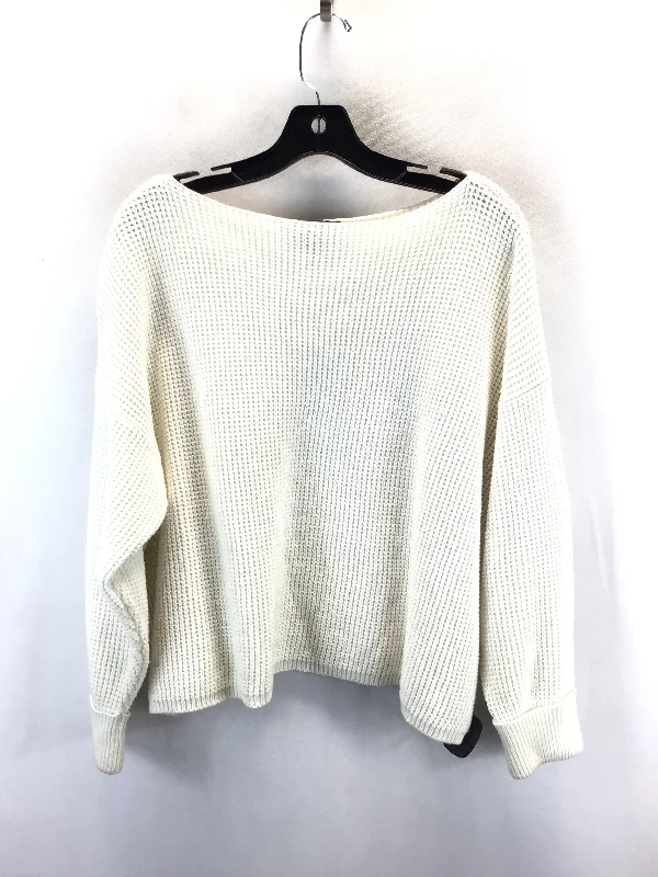 Sweater By French Connection In White, Size: M