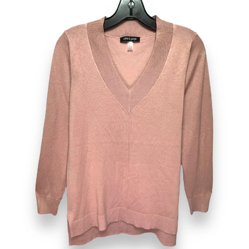 Sweater By Gap In Mauve, Size: S