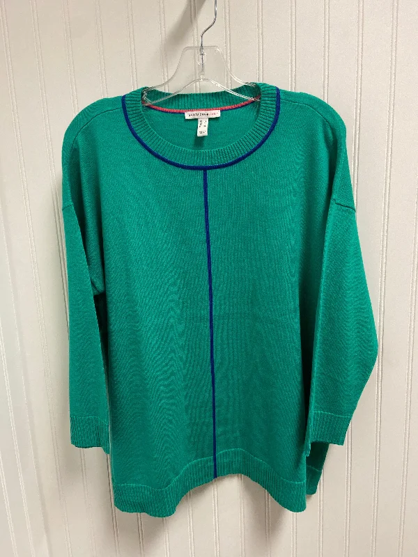 Sweater By Isaac Mizrahi Live Qvc In Green, Size: L