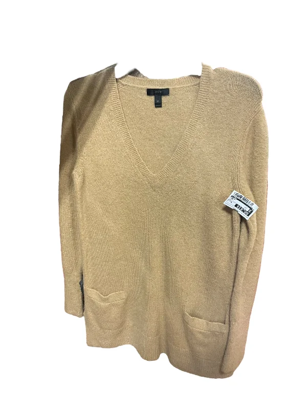 Sweater By J Crew In Camel, Size: Xs