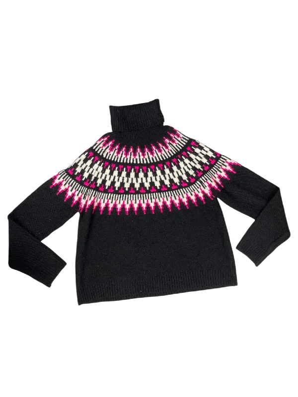 Sweater By Line & Dot In Black & Pink, Size: S