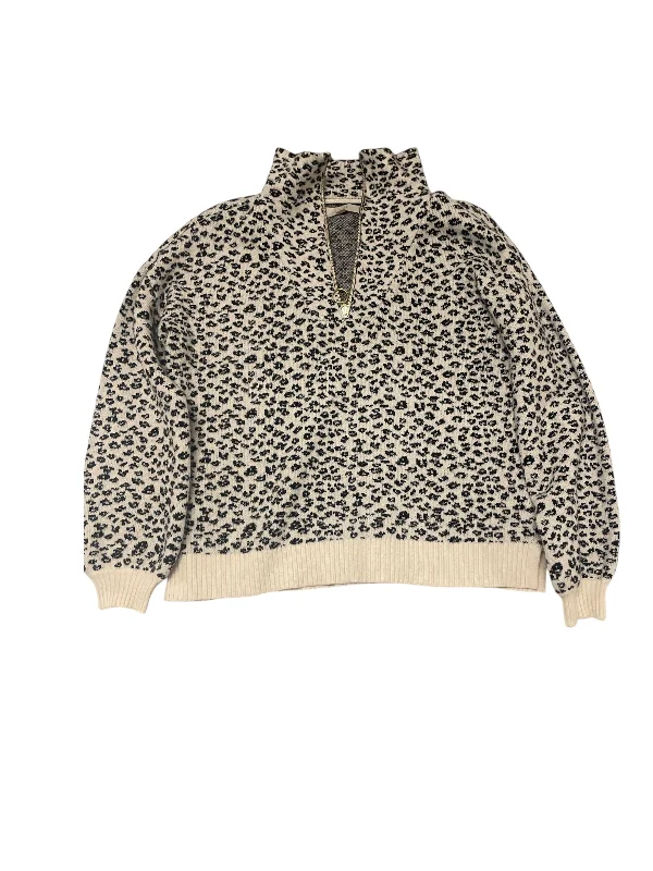 Sweater By Loft In Animal Print, Size: M