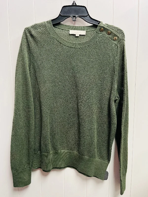 Sweater By Loft In Green, Size: L