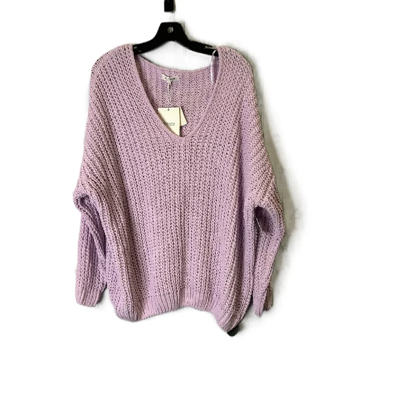 Sweater By Miracle In Pink, Size: M