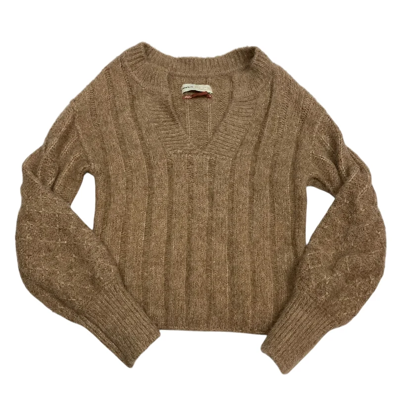 Sweater By Pilcro In Brown, Size: Xs