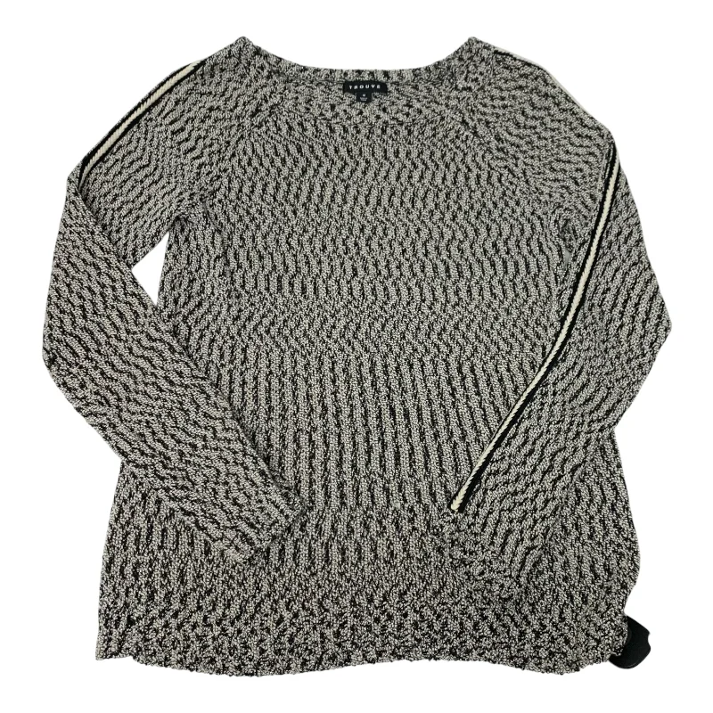 Sweater By Trouve In Black & White, Size: M