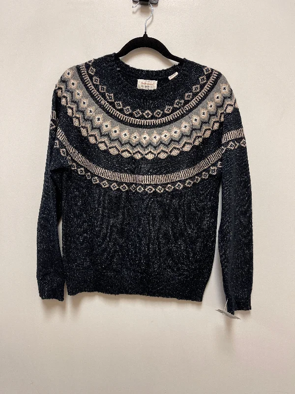 Sweater By Weatherproof In Black & Cream, Size: Xs