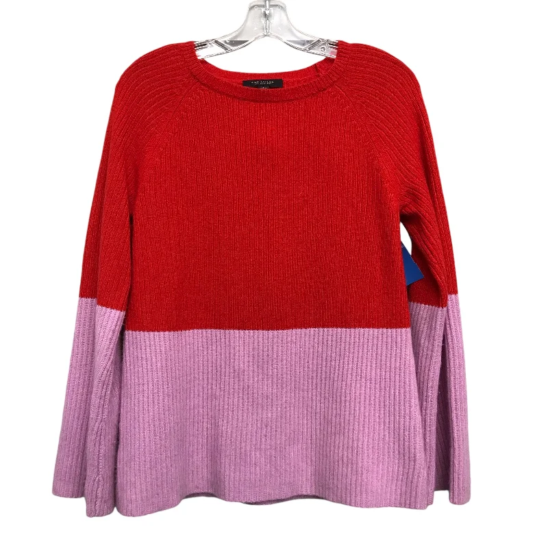 Sweater Cashmere By Ann Taylor In Red, Size:S