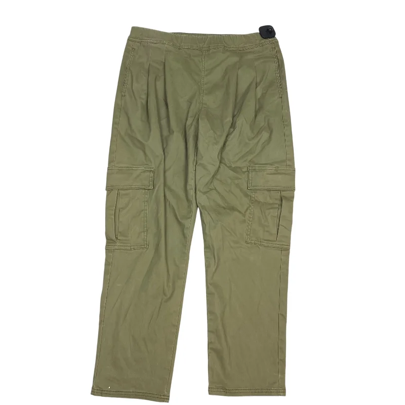 Pants Cargo & Utility By Hue In Green, Size: L